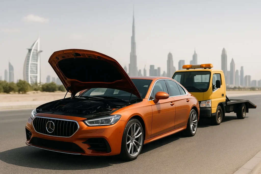 ماذا تفعل عند تعطل سيارتك في دبي؟ أهمية خدمات الريكفري السريع